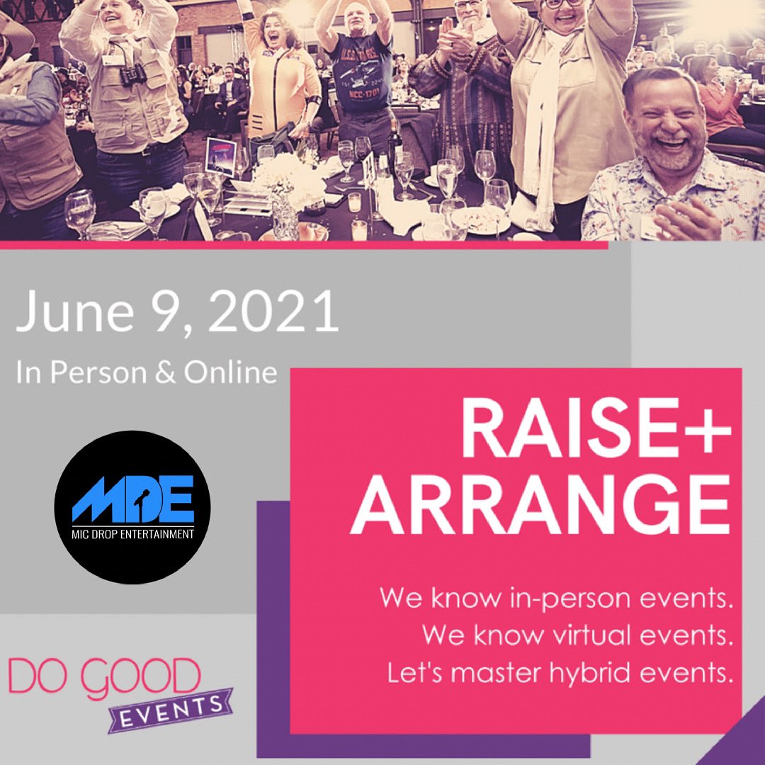 Micdrop_ent's tweet photo. Join us and a team of event experts as we share the best practices for hybrid events!
.
.
.
#dogoodevents #mde #livefun #dj #emcee #host #auctioneer #hybrid #eventplanning #funevent
@DoGoodEventsMN @djmclansing @AVforYou @gotrtwincities @Thrivent @LegalForGood @CRAVECateringMN https://t.co/25ZszgyELZ