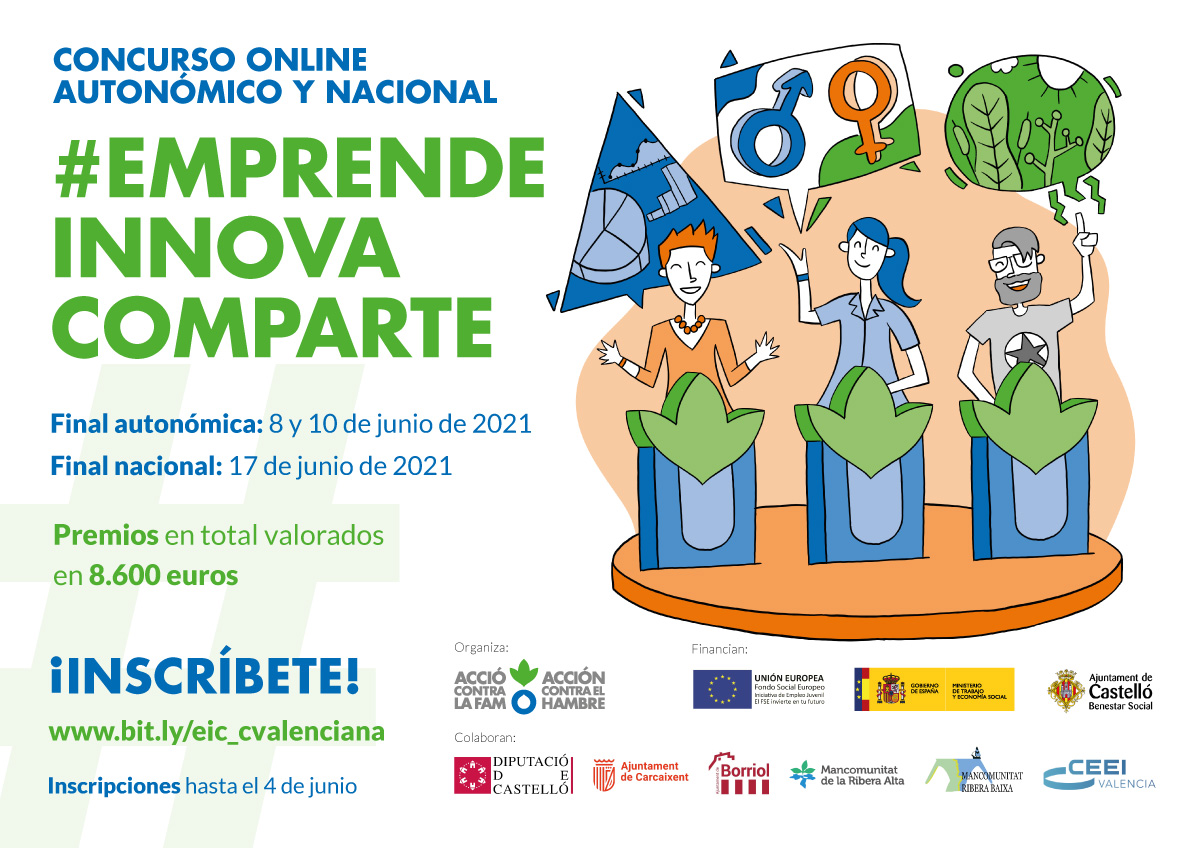prceinos's tweet photo. Concurso de Ideas para #emprendedores y #emprendedoras jóvenes Comunitat Valenciana
https://t.co/rnaas2cjwV
#EmprendeInnovaComparte Plazo 4/06. Premios valorados 8.600 euros
@Acontraelhambre @JesusPelluch
Colabora @ceeivalencia @ceei vía @emprenemjunts #Emprendimiento https://t.co/crdHil3RNU