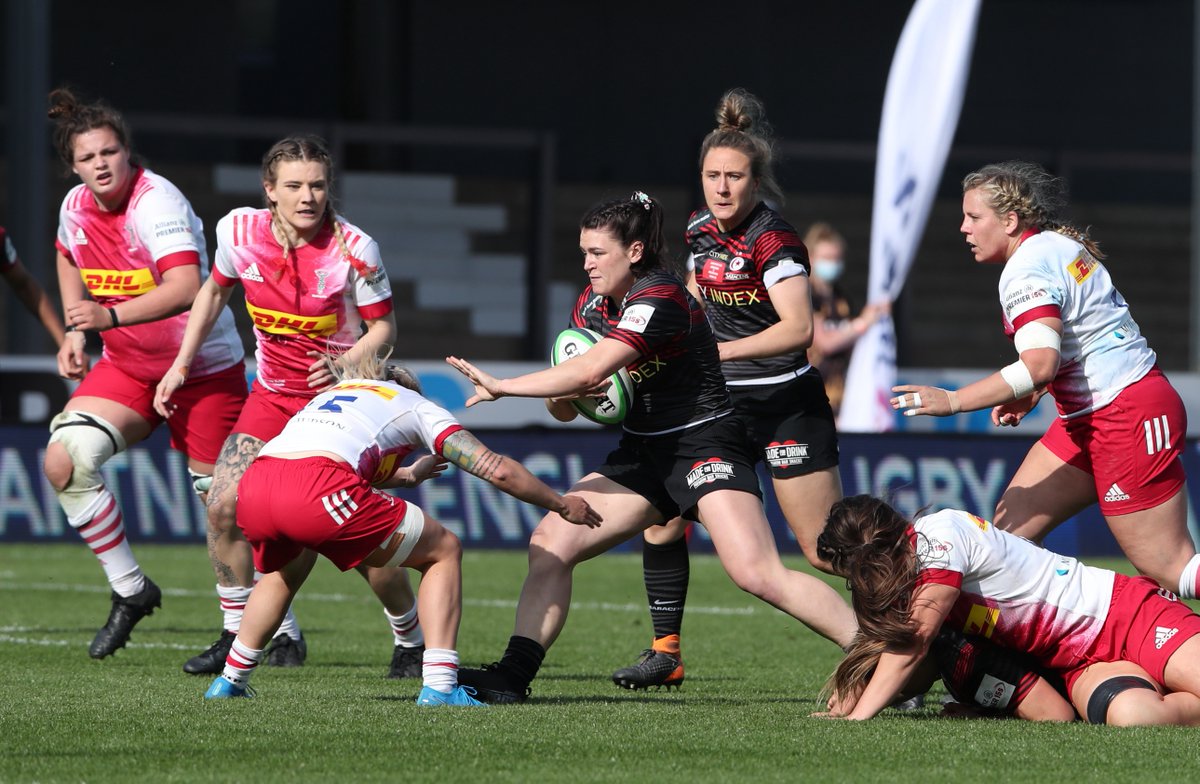 Check out ALYSHA CORRIGAN's "new-ish" threads!🔥

Alysha recently played in the Alianz Premier 15s (U.K.) championship game as a member of the Saracens.

Her team came up just short 25-17 against the Harlequins.

Congrats on a memorable season abroad, Alysha!👏

📸: Wired Photos