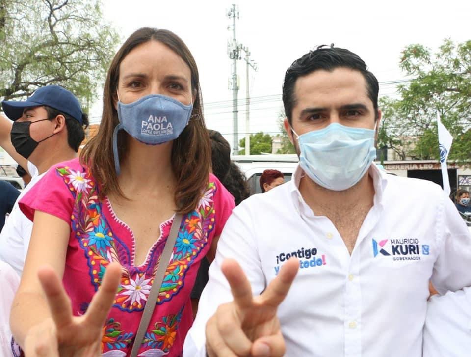 agusdorantes's tweet photo. Cerrando en mi querido Distrito IV, vamos a votar #KonTodo por @AnaPaolaLopezB como Diputada Local, pintemos nuevamente el distrito de azul ¡sigamos caminando juntos! 🤟🏼🧔🏻 https://t.co/IOEr7PWEY1