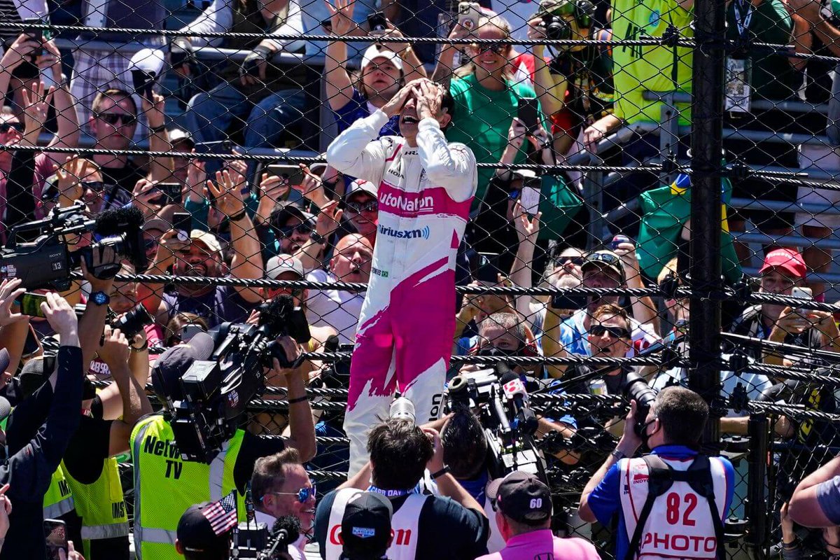 The moment you move from mere mortal to legend...Congrats to  <a href="/MeyerShankRac/">Meyer Shank Racing</a> whose first <a href="/IMS/">Indianapolis Motor Speedway</a>-winning car carried Helio Castroneves to his 4th '500' victory! He becomes only the fourth in the 4-time winners club. #Congrats #Indy500Winner #FourWInClub

IntercompRacing.com