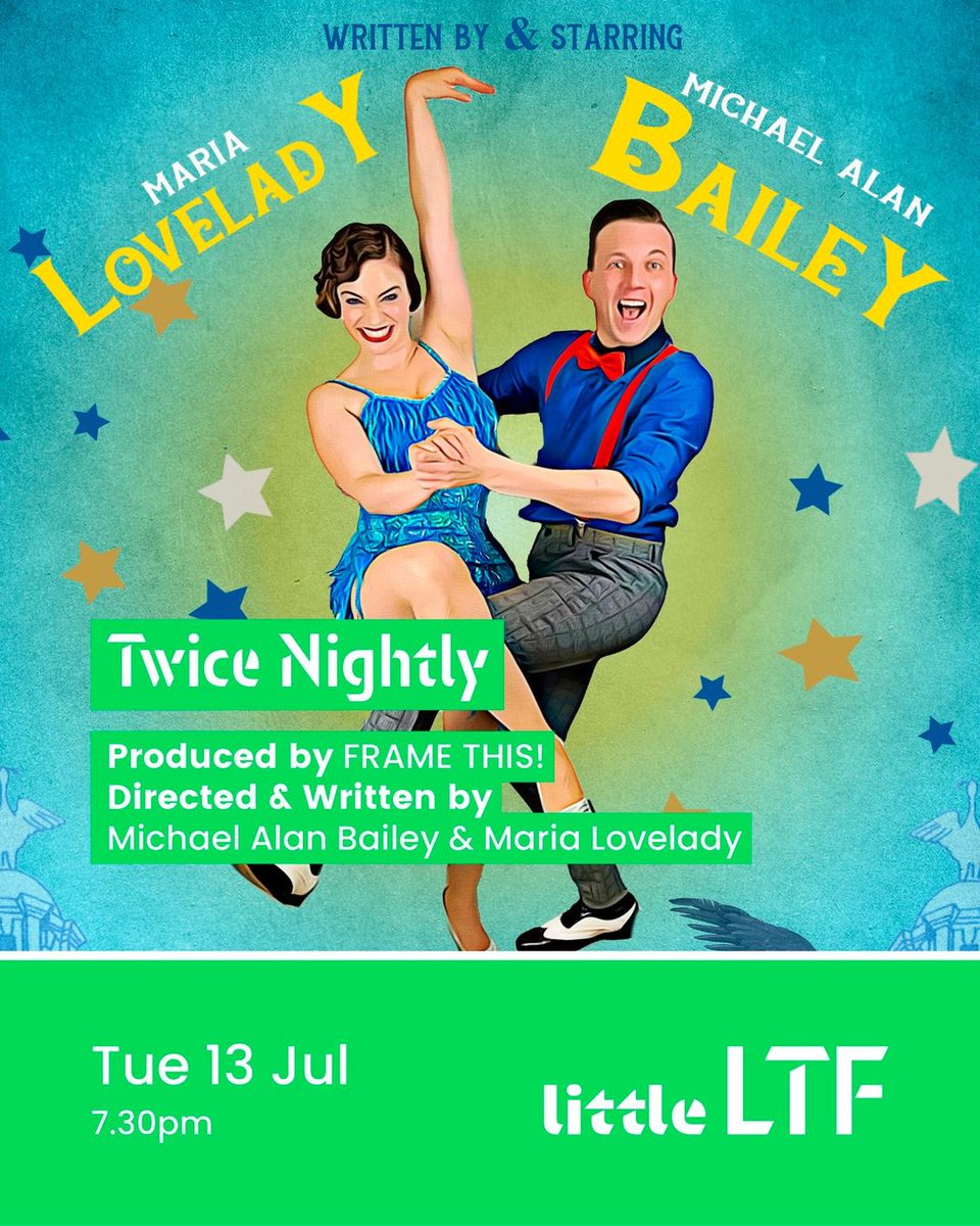 RbAManagement's tweet photo. Michael Alan Bailey will be starring in 'Twice Nightly' as part of the upcoming Little Liverpool theatre Festival. Performing 13th July only, so make sure to book soon!

#LittleLTF #Theatre #OutdoorTheatre https://t.co/WigwzeskEH