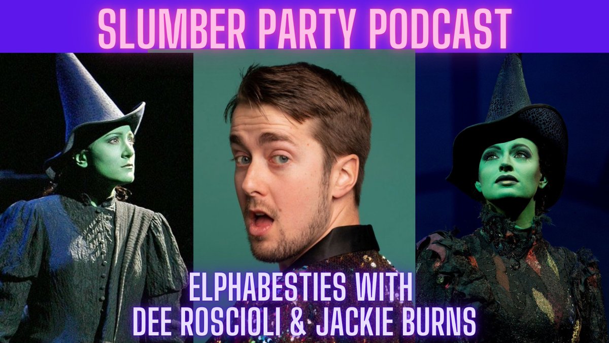 On the latest episode of #SlumberParty with @TMurray06, real life best friends & real-life Elphabas @jackieburnsnyc & @DeeRoscioli talk about first kisses, chowing down on candy at a slumber party, and of course Elphaba riffs! How to listen: ihr.fm/3wPrnAG