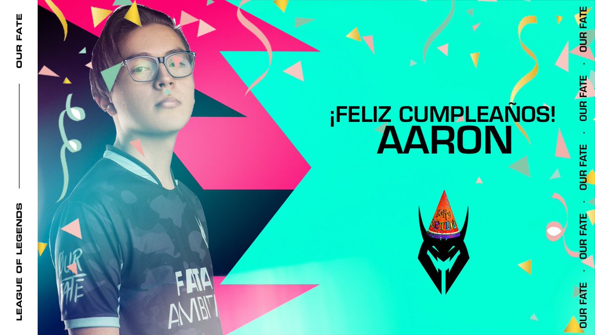 ¡Seguimos festejando!🥳
Celebramos el cumpleaños de <a href="/Aaronmayorga0/">Aarón</a>🎉

#OurFate
