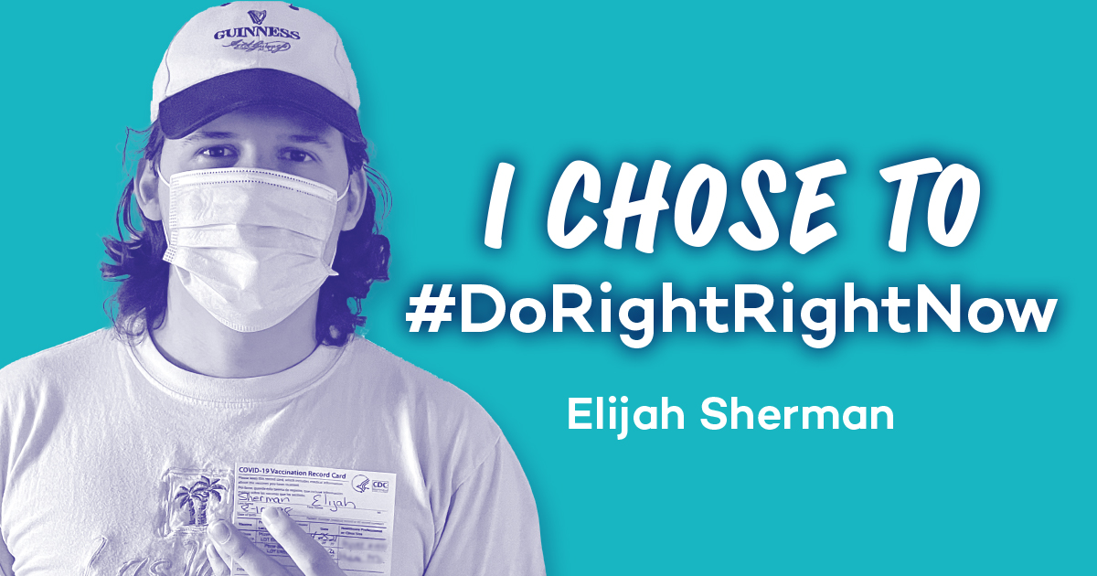 DoRightNebraska's tweet photo. Eli Sherman, a political science major and Spanish minor at University of Nebraska- Lincoln, chose to #DoRightRightNow by getting a COVID-19 vaccine.

“I had my second COVID vaccine today to keep ALL at-risk people safe," he said. https://t.co/1KxVua4vGF
