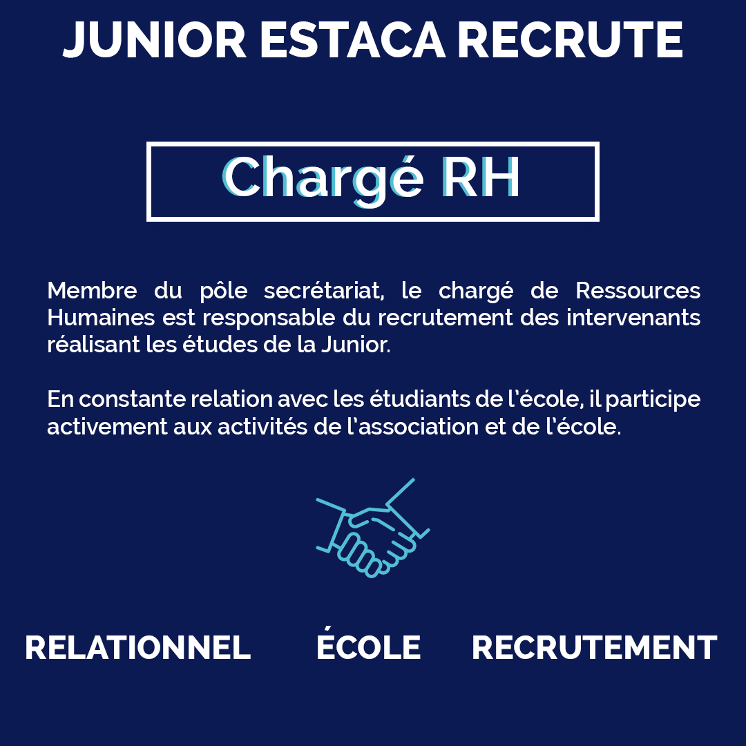 junior_estaca's tweet photo. JUNIOR ESTACA RECRUTE !

Présentation des postes à pourvoir : https://t.co/19GpF5orbK