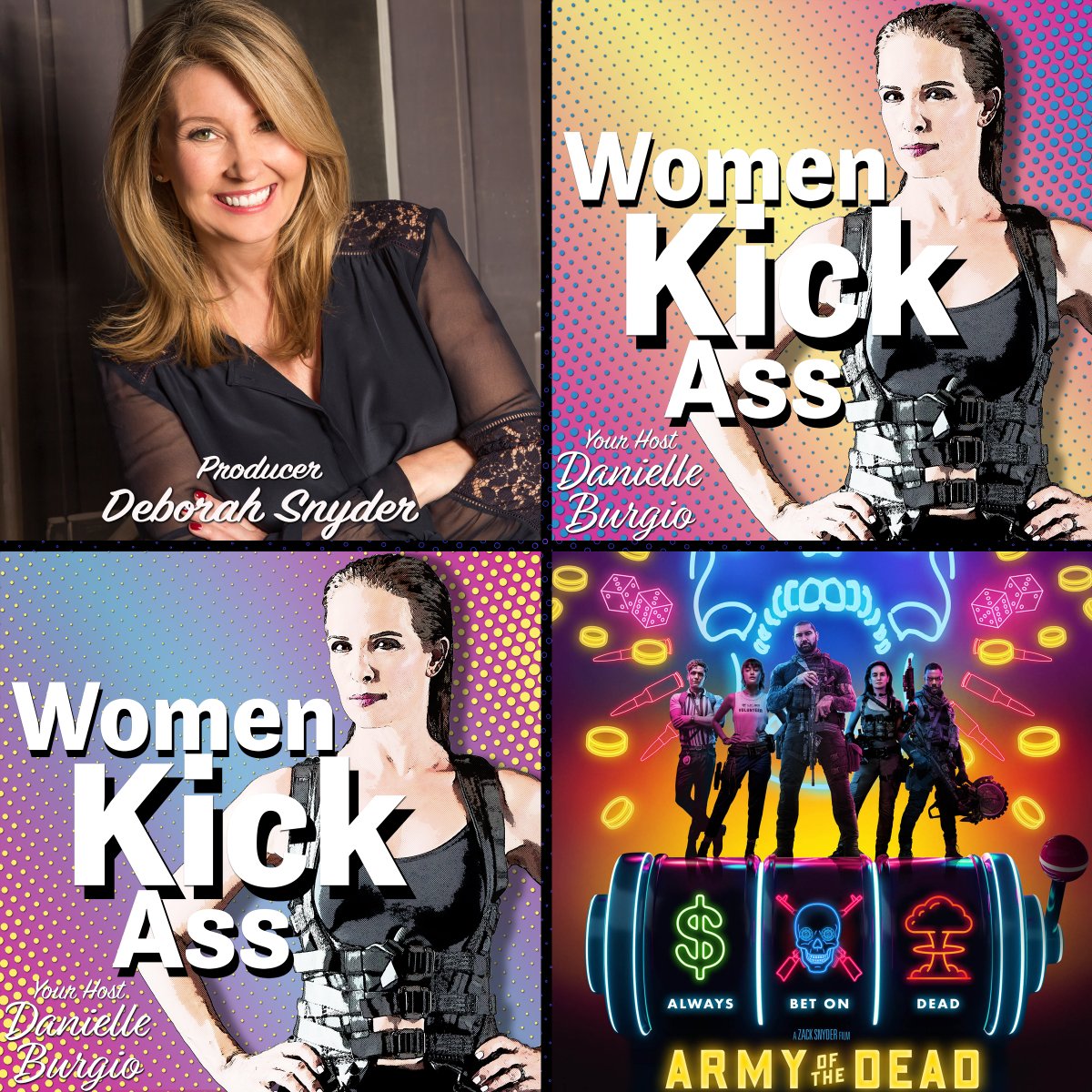 Listen! @DaniBurgio1111 speaks to the ONE &amp; ONLY #DeborahSnyder producer of <a href="/AllThingsSnyder/">All Things Zack Snyder</a> @ArmyOfTheDeadZS to speak career, films, &amp; journey to make #ArmyOfTheDead

AND #DanielleBurgio turns as #SoccerMom!

Produced @JHammondC  HERE:  directory.libsyn.com/episode/index/…

#WomenKickAss