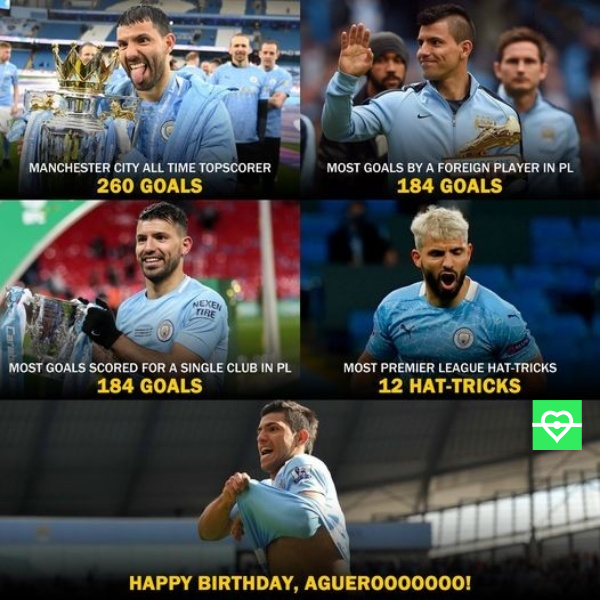 Happy birthday to one of the best strikers of our generation, Sergio Aguero.   
