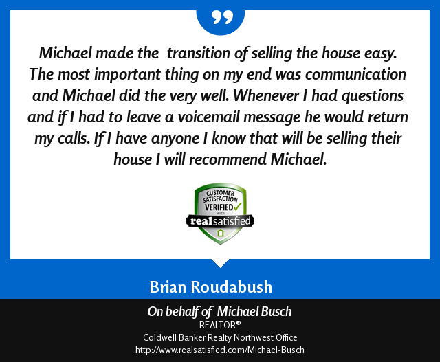 michaelbusch15's tweet photo. I’m moved by the kindness of my clients.  Thank you. https://t.co/tIDMtIpbAa via @realsatisfied https://t.co/0SmbfLkwus
