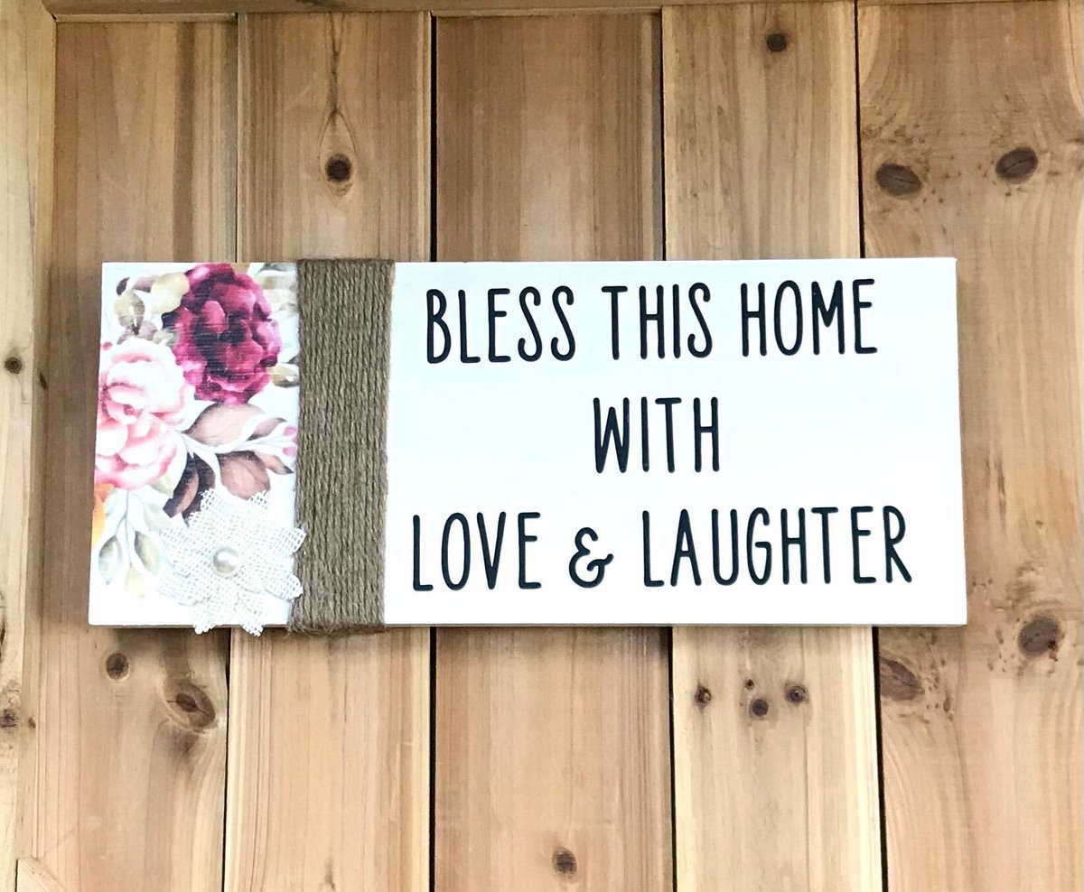 linktr.ee/Lakesideliving…

Excited to share this item from my #etsy shop: Bless this home wood sign, rustic wood sign, vintage style farmhouse sign #farmhousesign #farmhousedecor #fauxvintage #woodsign #blessthishome #housewarminggift  etsy.me/2SRO2Od