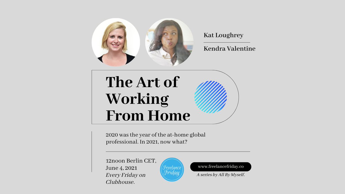 This Friday, something new: Join us for our very first Clubhouse room on June 4: ✨

The Art of Working from Home:
2020 was the year of the at-home global professional. In 2021, now what? 🌏💻

Find out how home-office works in 2021 for the rest of us.  >> bit.ly/FFCHJUN4