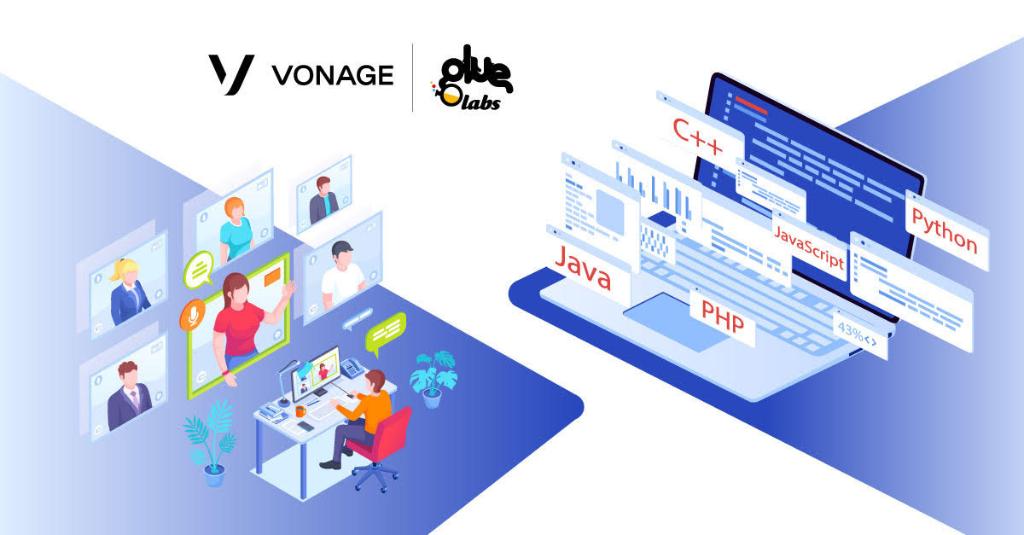 Vonage's tweet photo. .@GlueLabs integrates our video #APIs to provide large-scale video conferences, events, and seminars. https://t.co/03Pnlv4Adn #CPaaS https://t.co/50pw5E3l84