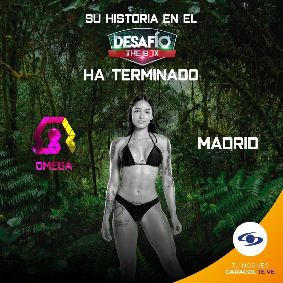 La Súper Humana Madrid del equipo #Omega se despide del #DesafíoTheBox como toda una luchadora. 💪🏻

Hoy, le dice adiós a esta aventura luego de haber dado lo mejor de ella en las pruebas. 😢