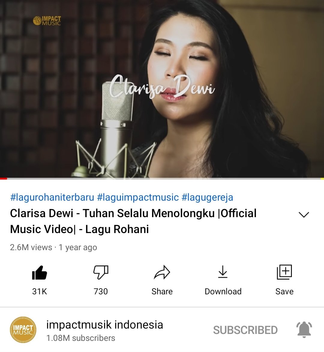 Lagu rohani tuhan selalu menolongku