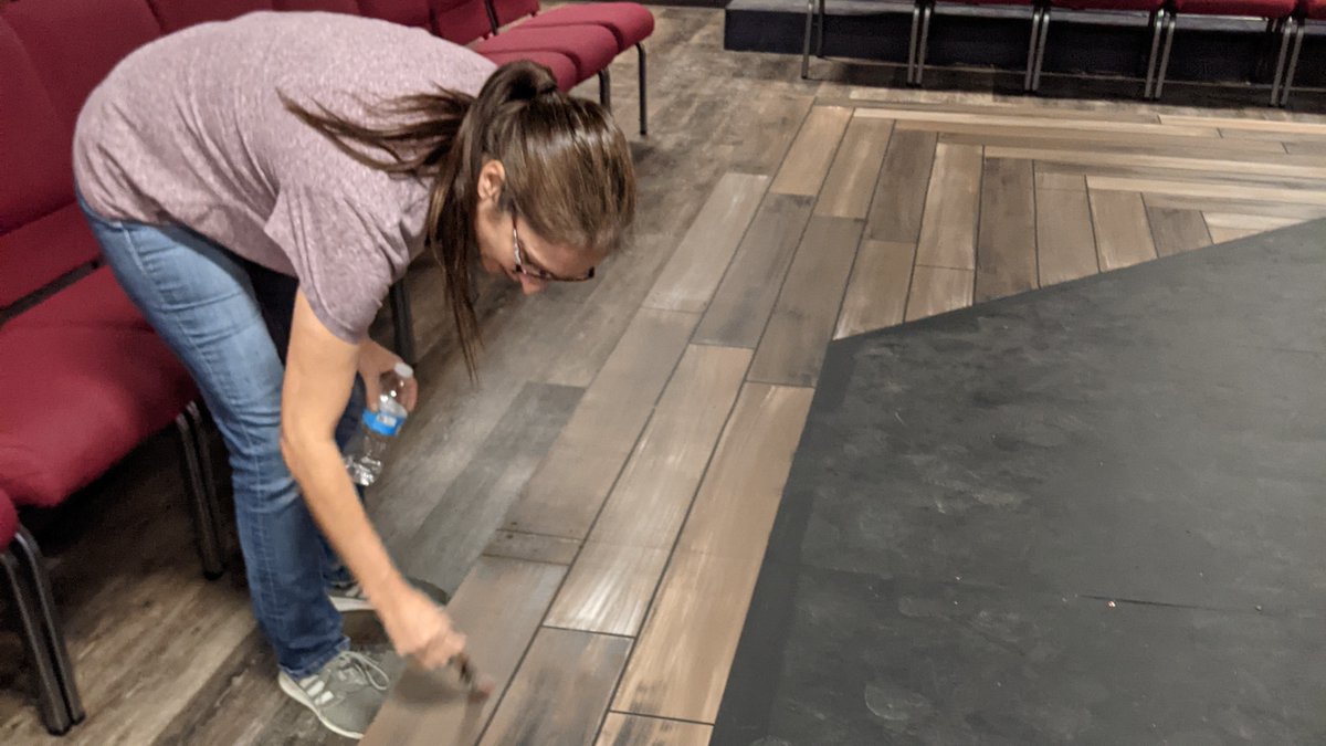 We're building the first indoor set at our new theatre campus this week because our Mini Summer Season 2021 opens next week with "A Life in the Theatre" by David Mamet. livetheatreworkshop.org/2021/