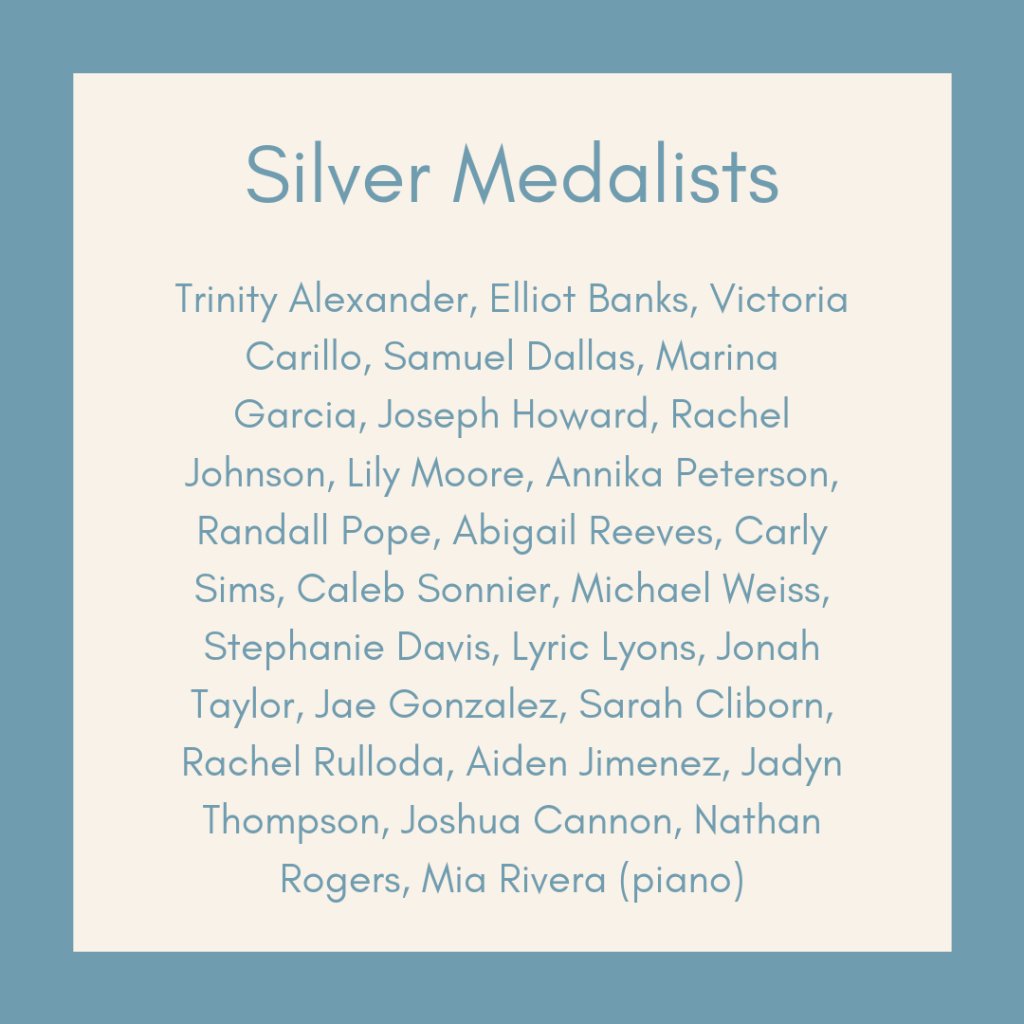 We are thrilled to announce our results for UIL State Solos in Vocal Music. Forty-six medals went to GPFAA students.