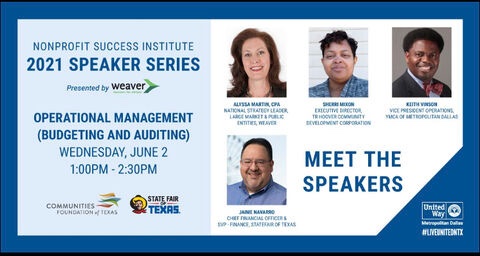 Our very own Sherri Mixon will be participating in the Meet the Speakers Series today at 1:00 PM with <a href="/GiveWisely/">Communities Foundation of Texas (CFT)</a>, <a href="/StateFairOfTX/">State Fair of Texas</a>  and <a href="/UnitedWayDallas/">United Way of Metropolitan Dallas</a>.