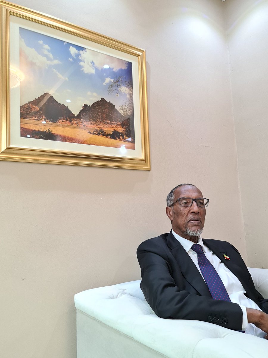 iqbalau_'s tweet photo. Productive 45-minute meeting this morning with His Excellency #Somaliland President @musebiih &amp; Minister of Interior, Mr. Kaahin on developments in the Horn of Africa &amp; on my updated reprint of my book on Somaliland. @Sophie_Mokoena @mfaethiopia @BrenthurstF @HargeysaCC @Ladhka https://t.co/SVctSZ72uk