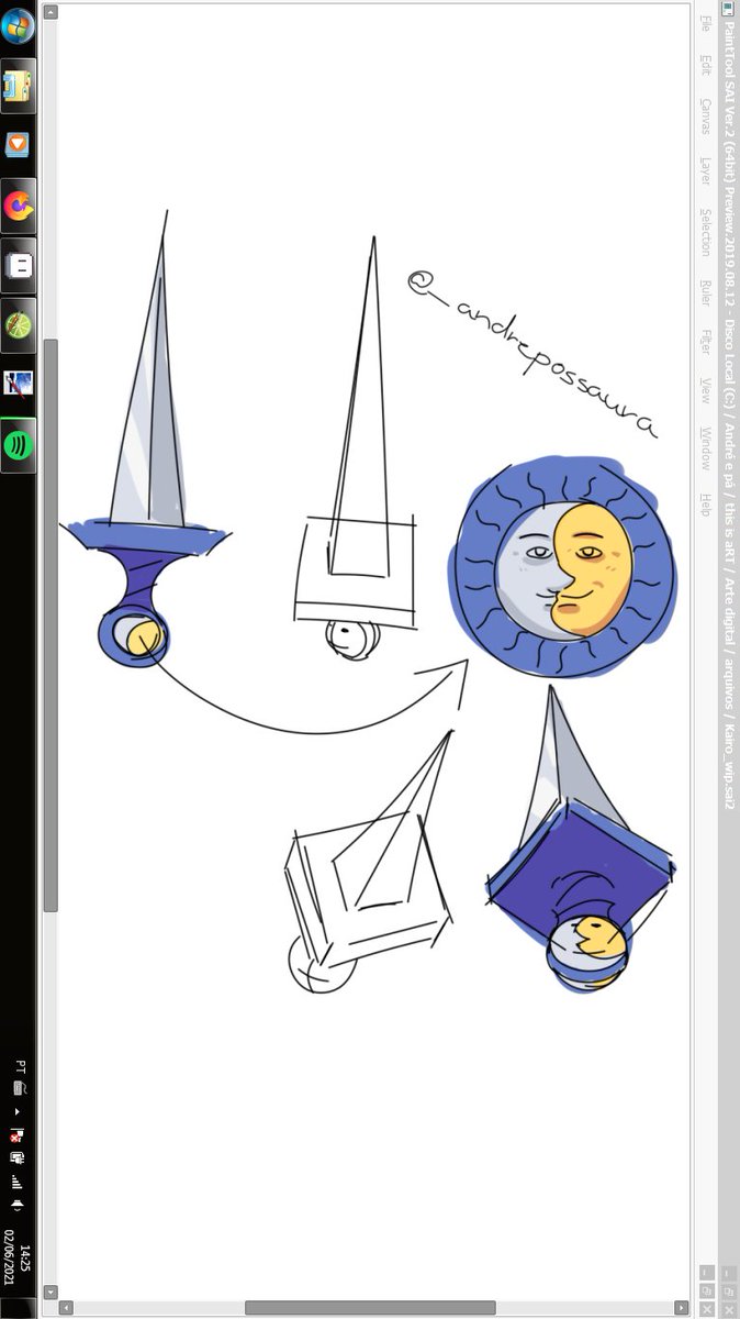 _andrepossaura's tweet photo. Sketch of a sword 💫 https://t.co/bMChZsbKce