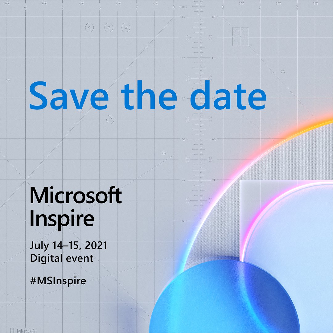 msPartner's tweet photo. We're excited for this year's #MSInspire—the all-digital, no-cost Microsoft partner event of the year. 🌟

While you count down the days with us, check out highlights from last year's event: https://t.co/n2eD8KPu7j #MSPartner