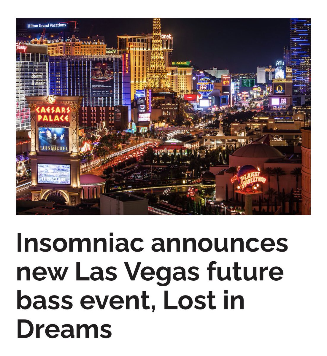 .<a href="/insomniacevents/">Insomniac Events</a> New Future Bass event in Downtown Las Vegas! 👀 
Get us the Fu*k on the plan NOW!✈️ 
Who’s you’re favourite future bass artist? 
📰Full article over on <a href="/dancingastro/">Dancing Astronaut</a>.
#newmusic #festival #live #music #futurebass #love #shows #edmlifestyle #electronicmusic #vegas