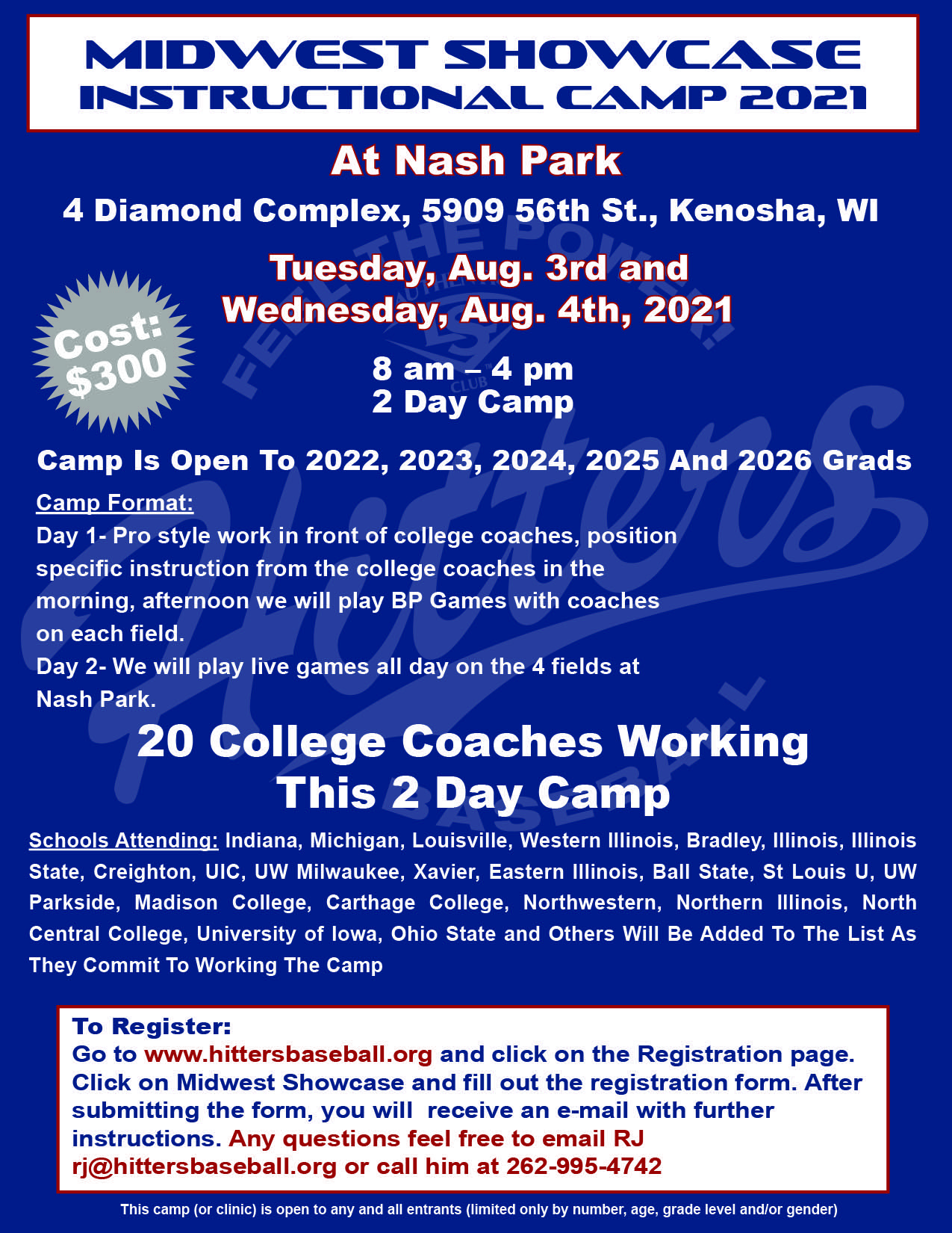 vaak Immoraliteit Gedateerd Hitters Baseball on Twitter: "Best showcase camp in Midwest for the past 15  years. Be taught and seen by many of the top college Recruiitng  coordinators and head coaches. Notre Dame Pitt