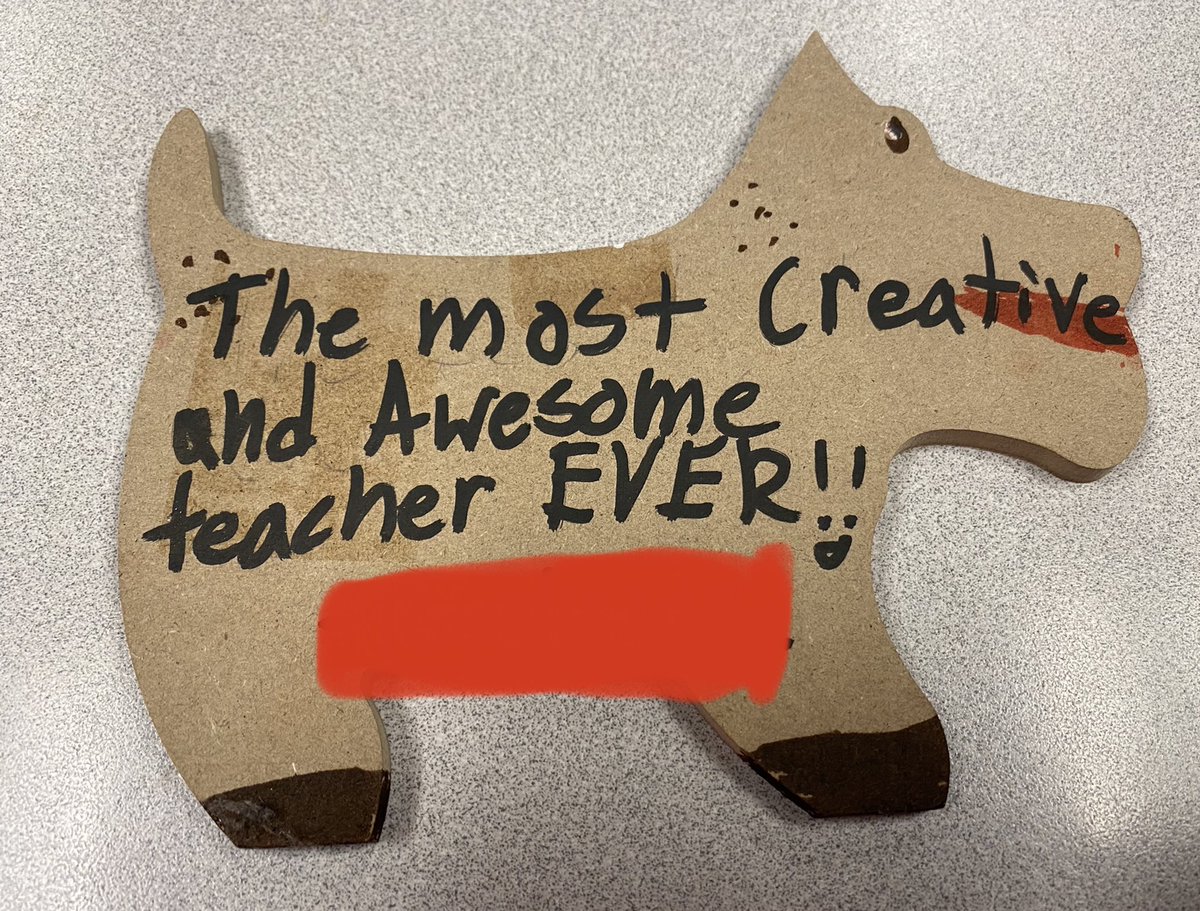 One of my dad’s students made him this awesome teacher gift!