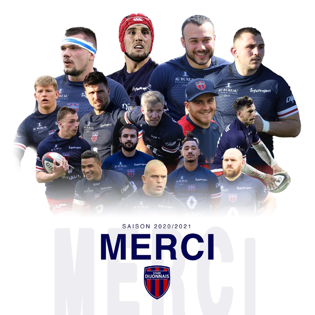 stadedijonrugby's tweet photo. 🔴🔵 M E R C I ⭐️

Merci du fond du cœur à tous nos partants 🙏. « Rouge et Bleu » depuis l’Ecole de Rugby, les équipes jeunes, depuis quelques saisons ou bien depuis l’été dernier, nous vous souhaitons à tous une très bonne continuation dans vos futurs projets ❤️💙 https://t.co/5WPNF31Dze