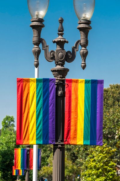 USCDornsife's tweet photo. We celebrate pride today and every day ✌️❤️🧡💛💚💙💜
#PrideMonth #USCPride https://t.co/a5T7C1ijwR