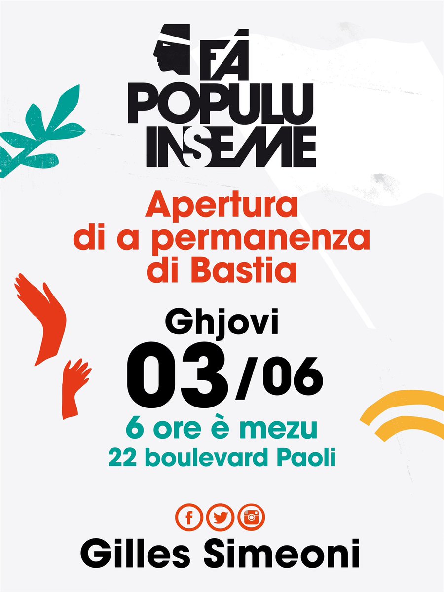 Dumane in #Bastia 
#Territoriales ✊🏼