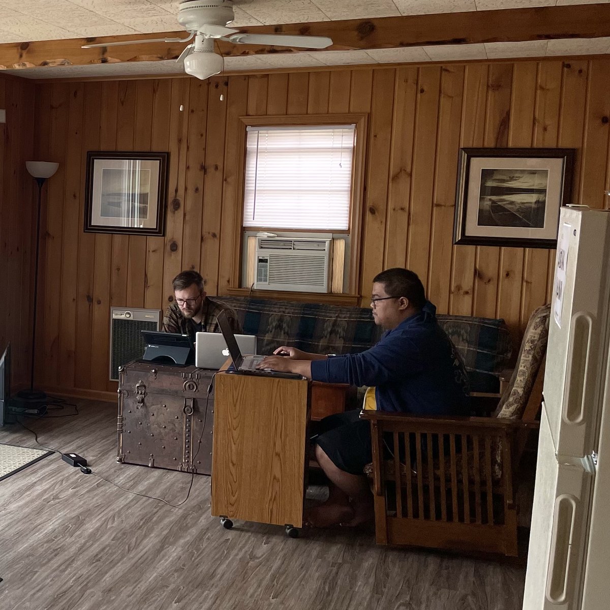 OnMyOwnGame's tweet photo. Went out to a remote lake cabin for some fresh air and inspiration earlier this month. We’re “building” something new—can you guess what it is?  

New video update with all the details coming later this month! https://t.co/1TVFtbTgmu