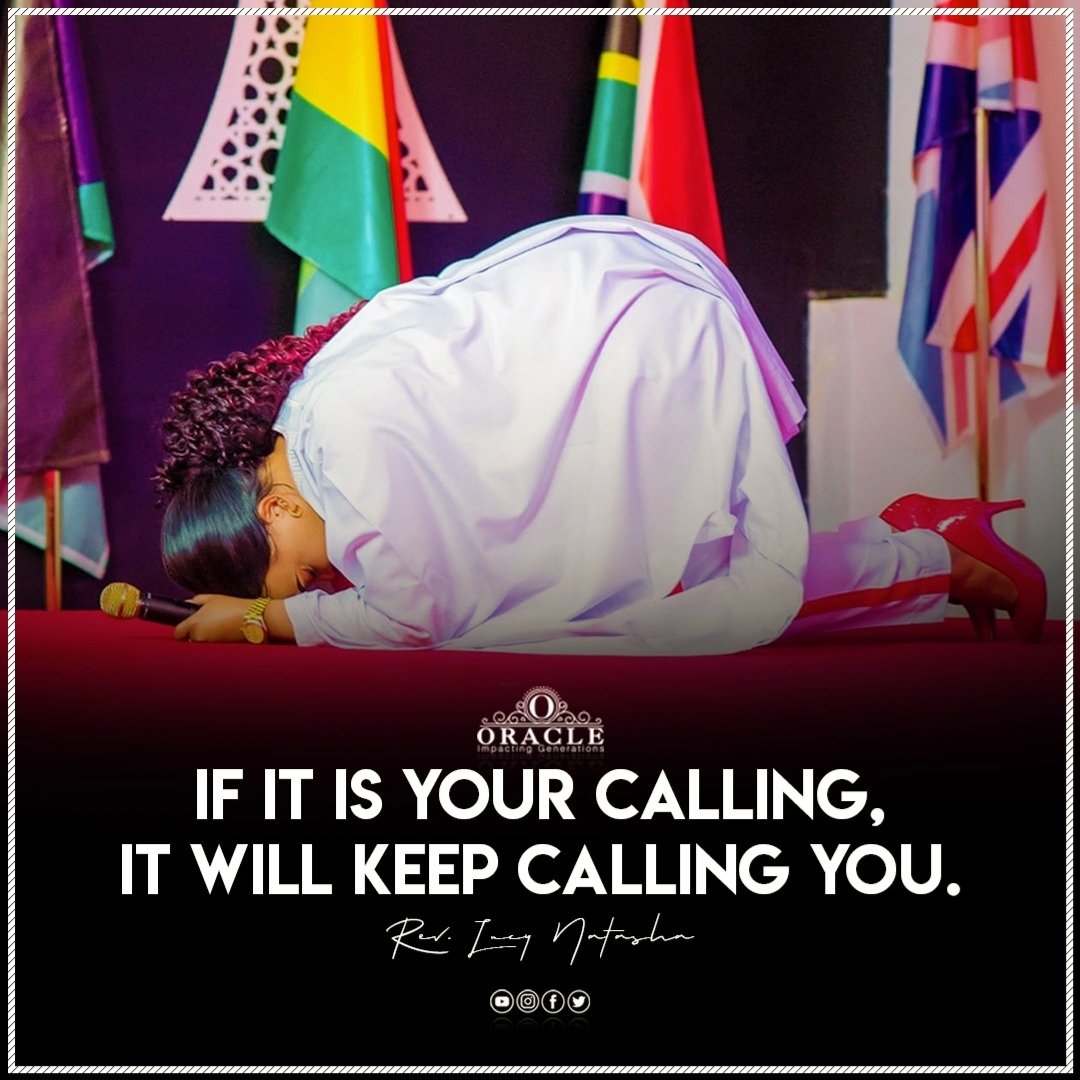 RevLucyNatasha's tweet photo. If its your calling it will keep calling you!
#WednesdayReflections
#Oracle1 https://t.co/zYtMNmldJi