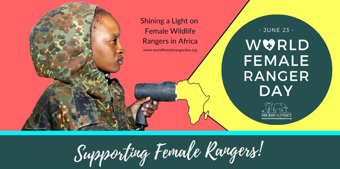 World Female Ranger Day - 23 June. Celebrate and support female anti-poaching rangers. Step into the boots of an anti-poaching ranger for a week by walking 2 km, 5 km or 20 km a day for seven days to raise money for this worthy cause. Get involved: bit.ly/3fsrEU9