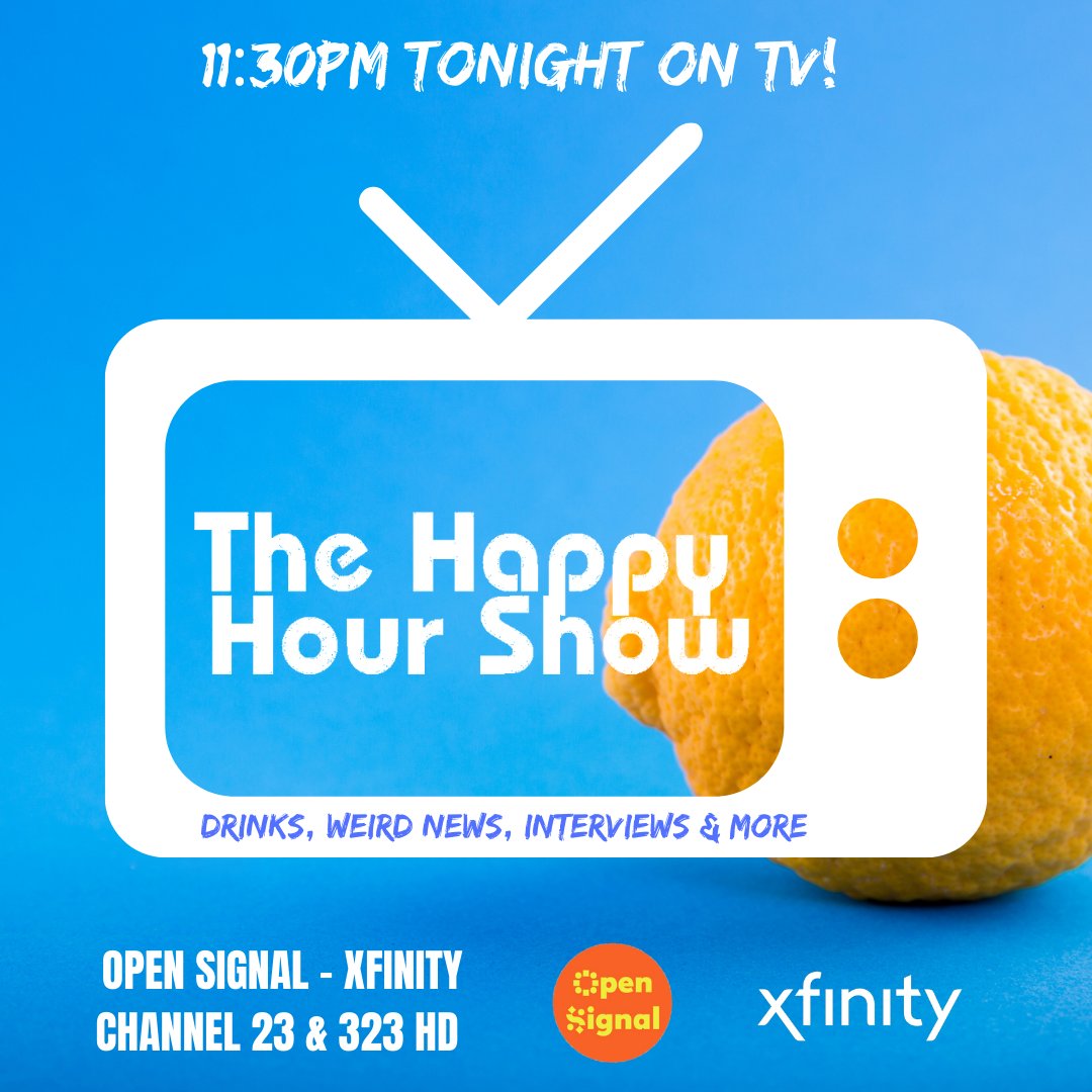 TheHappyHourSho's tweet photo. Catch us on cable tv again tonight! https://t.co/4ksLarCIO2