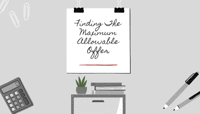 Discover how to find the maximum allowable offer on a property when you use this simple cheat sheet - FREE from the Property M.O.B. propertymob.com/blog/find-maxi… #realestate #realestatewholesaling #mao #maocheatsheet #realestateinvestor