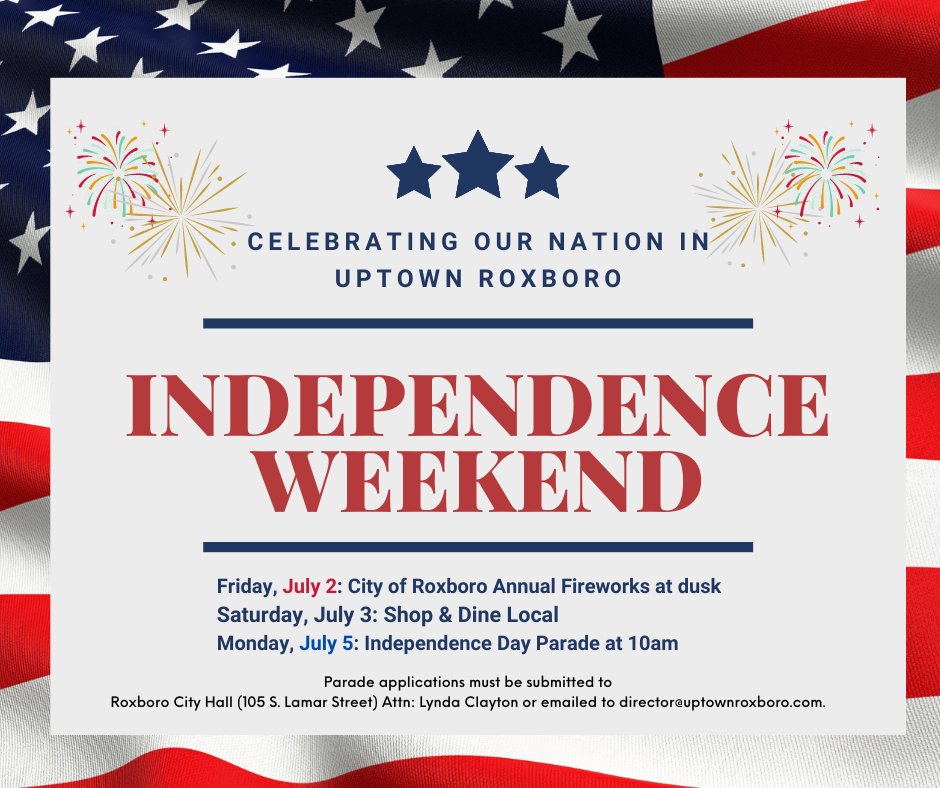 Mark your calendars!