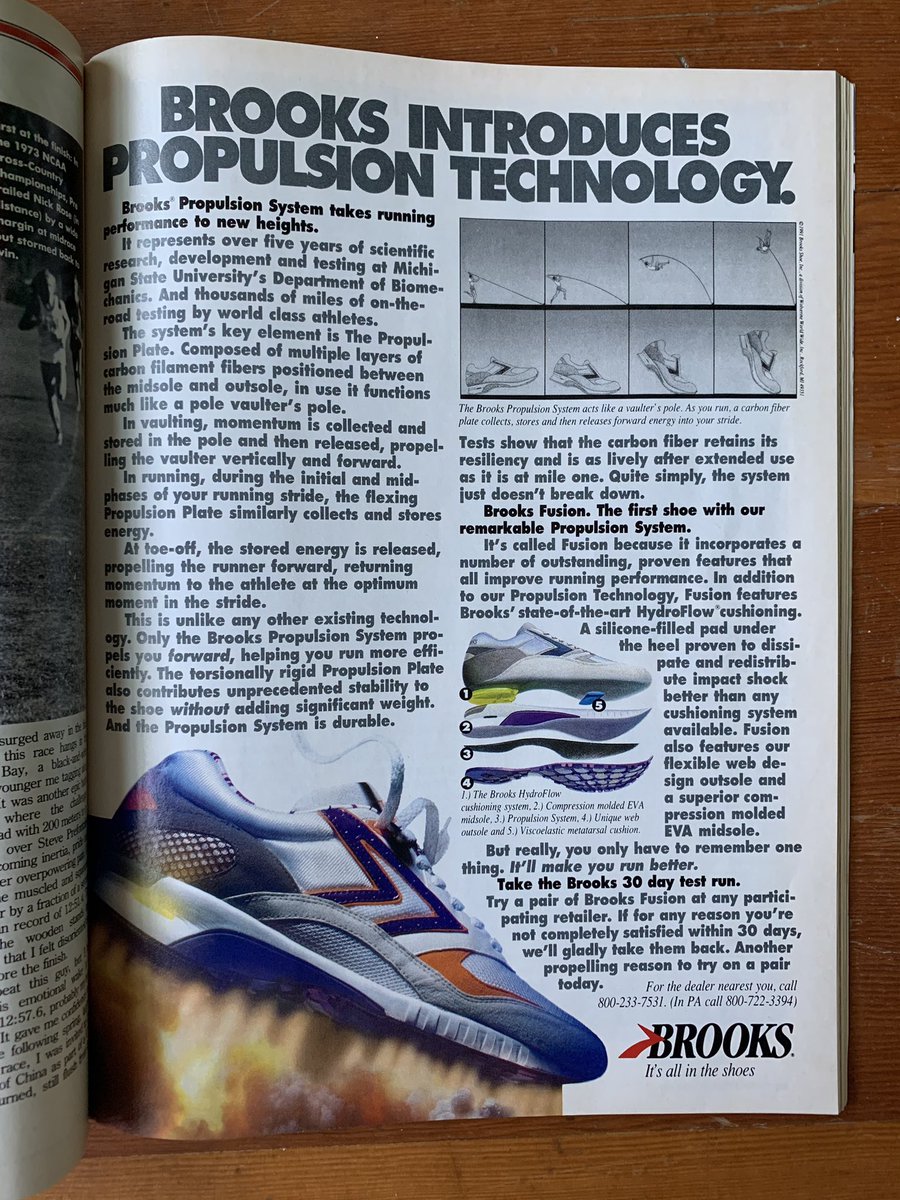 David Laney (@davidlaney12) on Twitter photo So apparently <a href="/brooksrunning/">Brooks Running π</a> ushered in the carbon fiber super shoe era...in 1990π So apparently <a href="/brooksrunning/">Brooks Running π</a> ushered in the carbon fiber super shoe era...in 1990π