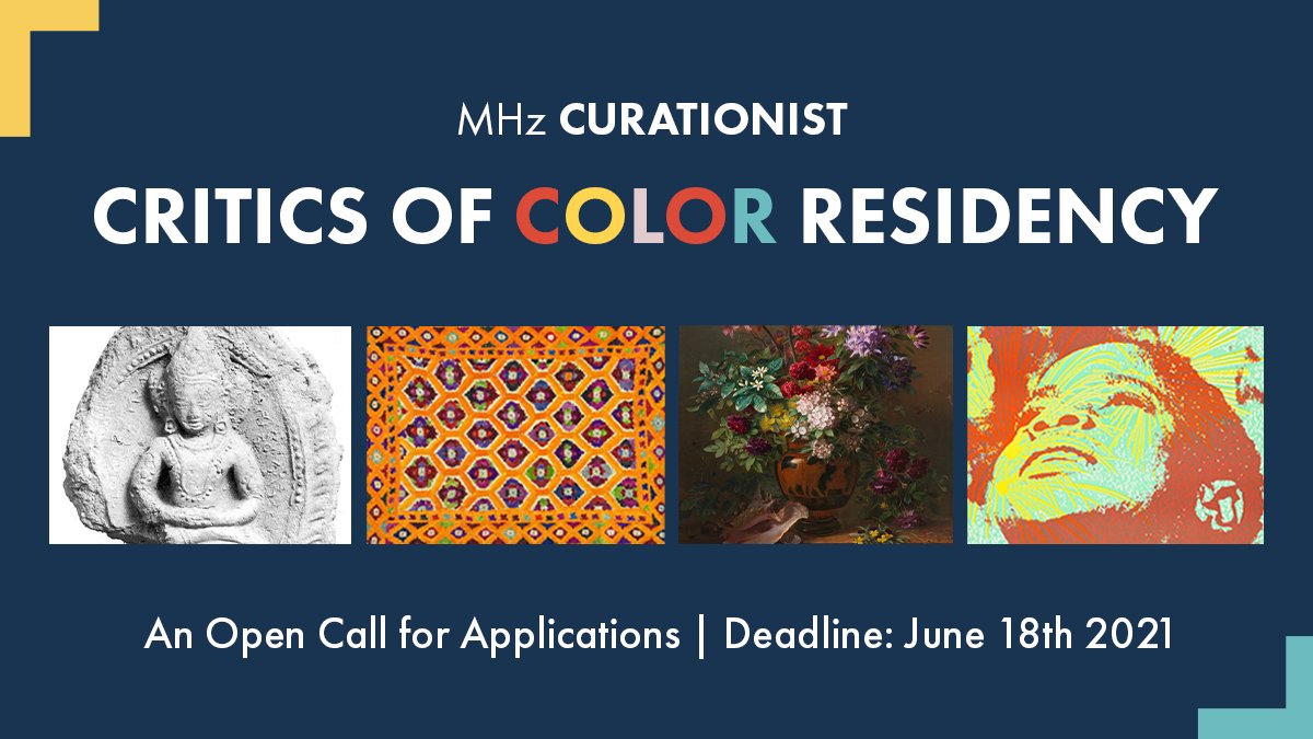curationist_org's tweet photo. Applications are now open for our Critics of Color Residency! Thanks to @Allied_Media's Critically Minded Grant, four critics will be selected to receive a $1,000 honorarium for curating arts and cultural content on Curationist. Apply now!

https://t.co/le9PLOEEfq https://t.co/8wgYNL7gZt