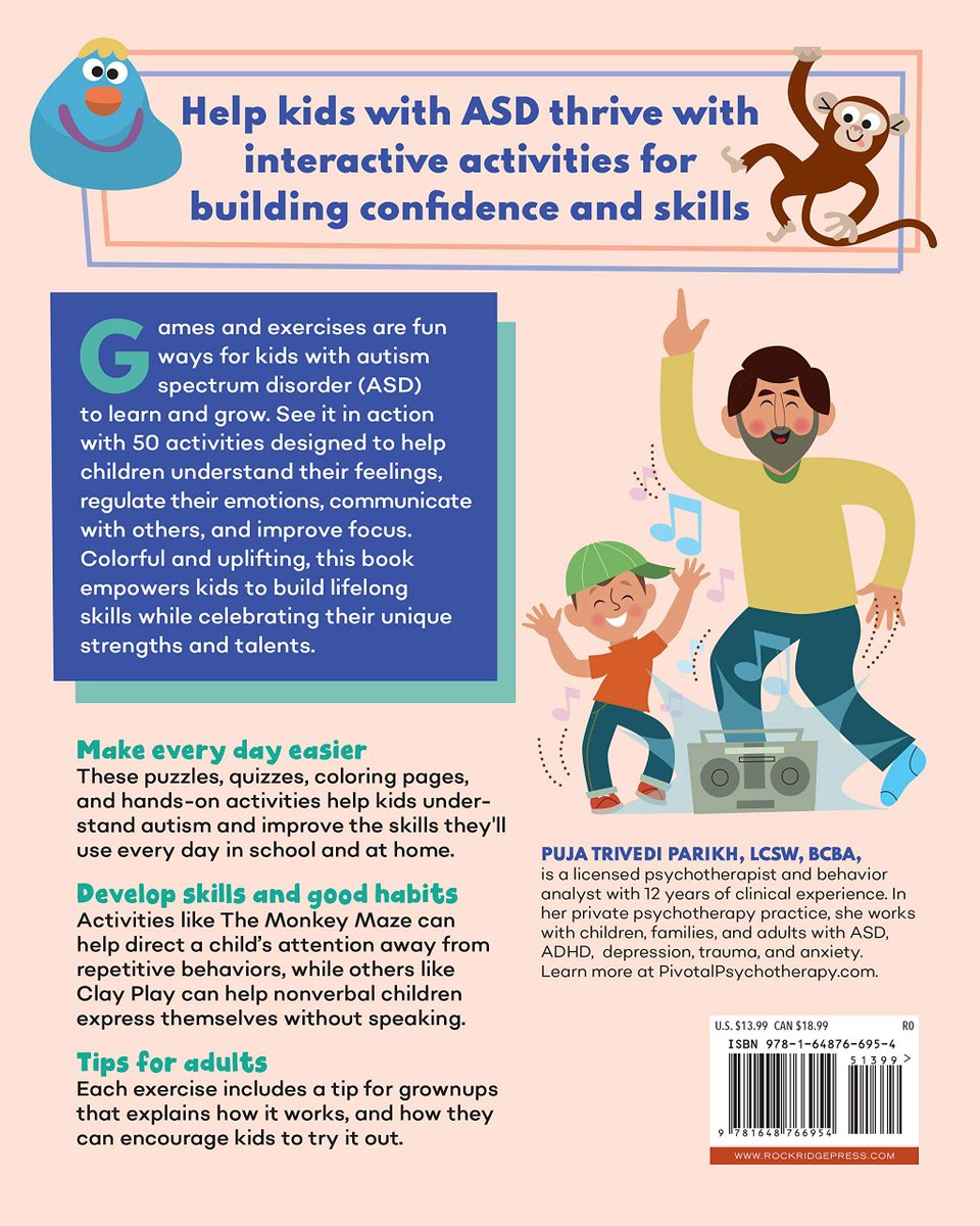 theautismnews's tweet photo. • NEW • Autism Activity Book for Kids: 50 Fun Exercises to Build Confidence and Improve Communication Skills • #autism #book #activity • More info: https://t.co/mvbd3hGZZe https://t.co/j7CvtRMQ1K