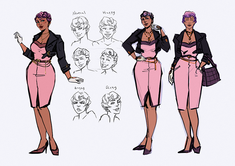 demonicdelight_'s tweet photo. The customer is always right or are they? 

Concept art of one the customers that may visit your cafe.

Art made by our artist Niina Kahela @Soyhai

#indiedev #indiegames #IndieGameDev #digitalart https://t.co/7Svpzpb4Kn
