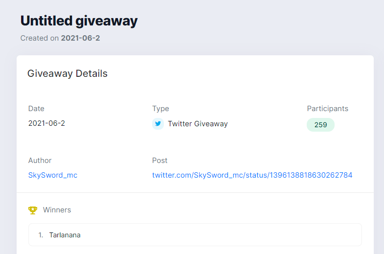 SKYSWORD - SKYBLOCK FARM2WIN tweet media