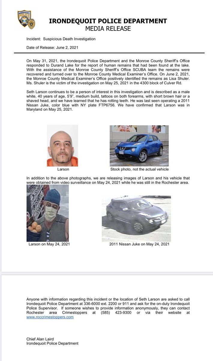 Irondequoit Police tweet media