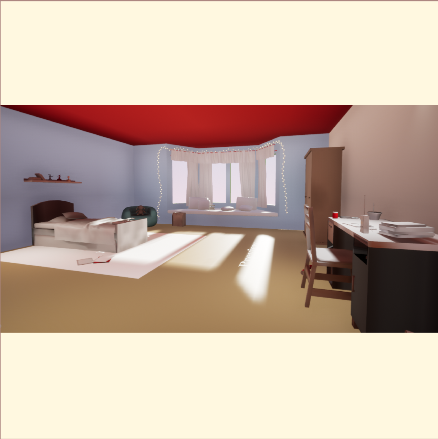 Sophiavideogame's tweet image. The first image is of Sophia’s bedroom in the present and the second image is of Pearl’s bedroom in the 90’s. No textures yet, just some base colors to help separate objects.
#indiedev #gamedev  #indiedevhour #IndieGameDev #3Dmodels #indiegame #gamedeveloper