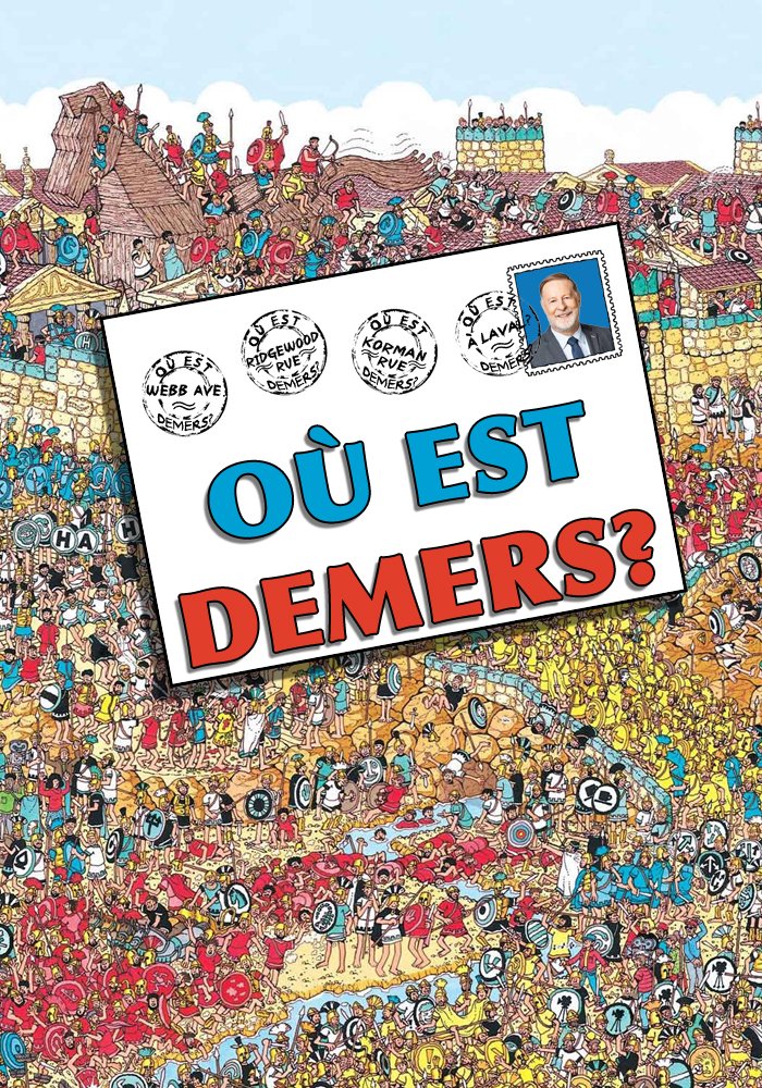 Greg Ketchian (@gregket) on Twitter photo <a href="/MarcDemers_/">Marc Demers</a> <a href="/MarcDemers_ML/">Marc Demers</a> <a href="/villedelavalqc/">Ville de Laval</a>
Where's Demers? Où est Demers? #WD #OED #DRL #citizens
<a href="/Global_Montreal/">Global Montreal</a> <a href="/CTVMontreal/">CTV Montreal</a> <a href="/CBCNews/">CBC News</a> <a href="/cbcdaybreak/">Daybreak Montreal</a> @Snellk <a href="/LeCourrierLaval/">Courrier Laval</a>
<a href="/TheSuburbanNews/">The Suburban</a> <a href="/mtlgazette/">Montreal Gazette</a> @FSancheRC <a href="/mutmutmut/">たかむつ</a> <a href="/MarcDemers_/">Marc Demers</a> <a href="/MarcDemers_ML/">Marc Demers</a> <a href="/villedelavalqc/">Ville de Laval</a>
Where's Demers? Où est Demers? #WD #OED #DRL #citizens
<a href="/Global_Montreal/">Global Montreal</a> <a href="/CTVMontreal/">CTV Montreal</a> <a href="/CBCNews/">CBC News</a> <a href="/cbcdaybreak/">Daybreak Montreal</a> @Snellk <a href="/LeCourrierLaval/">Courrier Laval</a>
<a href="/TheSuburbanNews/">The Suburban</a> <a href="/mtlgazette/">Montreal Gazette</a> @FSancheRC <a href="/mutmutmut/">たかむつ</a>