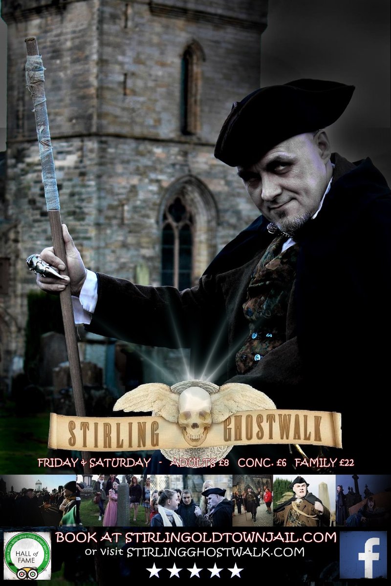 HappyHangman's tweet photo. @StirlingGhost GHOSTWALK UPDATE

I had hoped to get the GhostWalk up-andrunning, again, this weekend, but haven’t been able to shake my Sinusitis my second Covid Jab is due just before NEXT weekend’s shows...and the last one hit The Hangman like Tibbie Cawker’s ladle!... https://t.co/qcxr86I8Q7