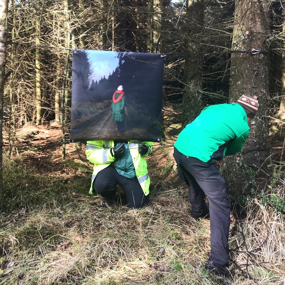 HelenMcGhie's tweet photo. There is still some time to see my work in the #SelfScapes #exhibition @dalby_forest - its on the #gruffalotrail. It would be wonderful to hear some feedback from you about this work - how are you experiencing it online? Have you seen the work in situ? What did you think? #dalby https://t.co/iaLXklUoKC