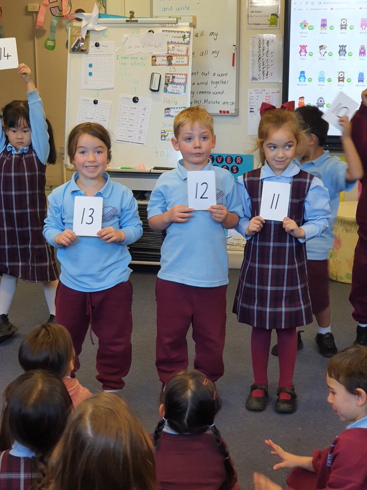 KT has been learning to count and investigate position of a number in relation to other numbers. They investigated numbers close to each other to help them to identify numbers that come before and after a given number. Great visual representation <a href="/MattyDLewis/">Matt Lewis</a> <a href="/croydonparkps/">Croydon Park</a>