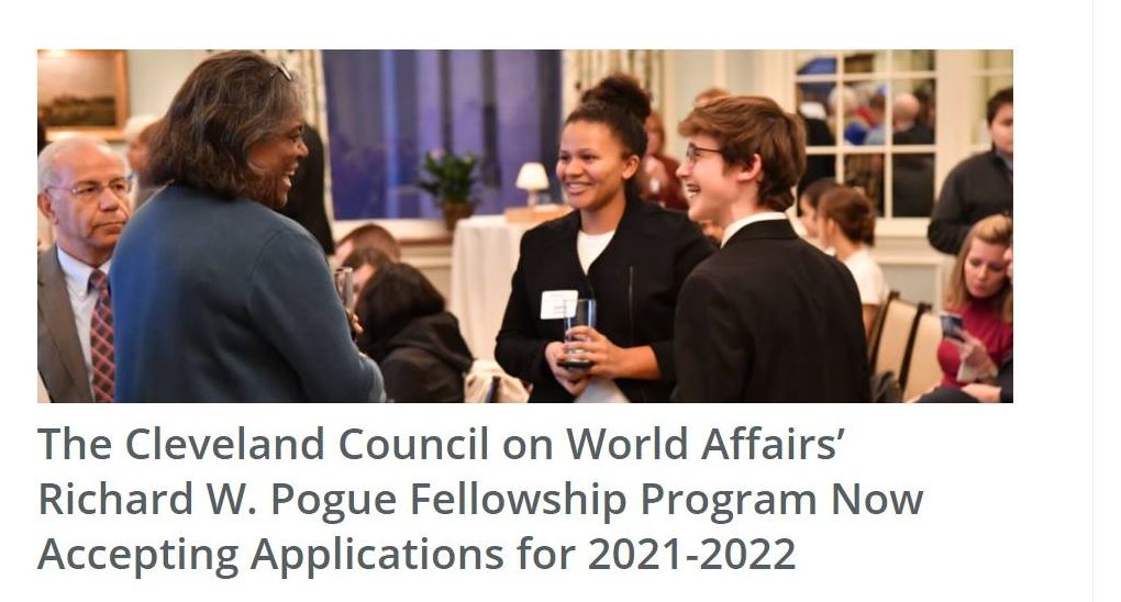 KatieFermanCLE's tweet photo. #YoungProfessional in the #Cleveland area? Don't miss out on your opportunity to apply for this incredible fellowship! 

Deadline extended - Richard W. Pogue Fellowship Program

#Networking #WorldAffairs

https://t.co/j9dlsAx9Lw https://t.co/8xAdtkfDUR