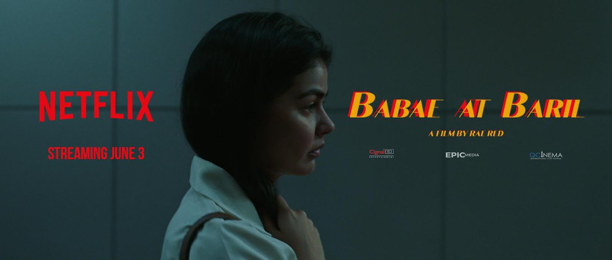 elijahnationofc's tweet photo. Now Streaming on Netflix today: Babae at Baril @elijahcanlas_  @janinegutierrez 🎉 Congratulations! 

Watch na @Netflix_PH https://t.co/t8C6Orb3Hn