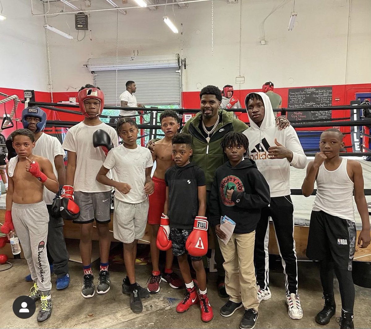 Stopped by the Duncanville Boxing Gym to watch some future champs spar